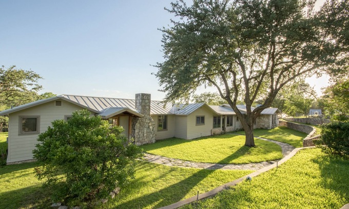 Hunt House | River front, family compound in the heart of Hunt, TX