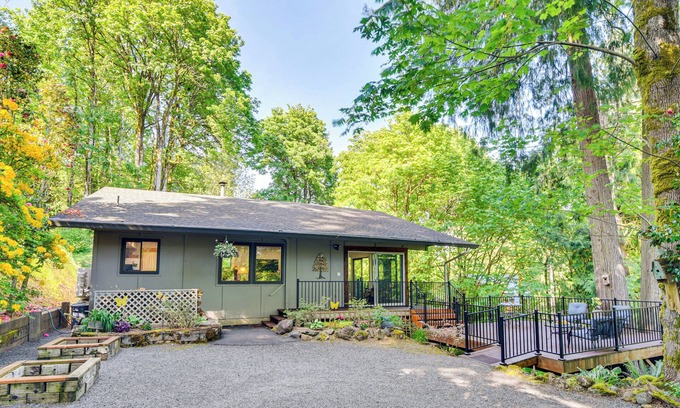 Woodland Cabin | Riverfront Woodland Cabin: Wooded & Forested Views