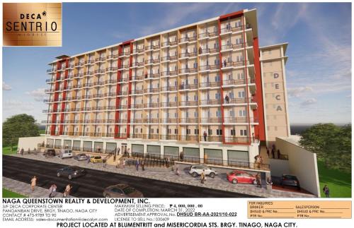 Naga Apartment | Riverside 2 Bedroom 6Beds Near SM Naga, Landers, S&R and Robinson Naga