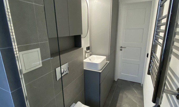 Mezaparks Apartment | Romantic apartment with wood burning stove located in green, quiet neighbourhood