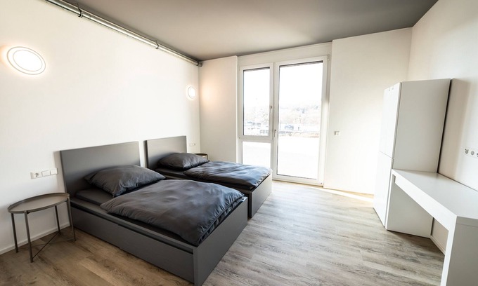 Dusslingen Apartment | Room '5' with Shared Terrace and Wi-Fi