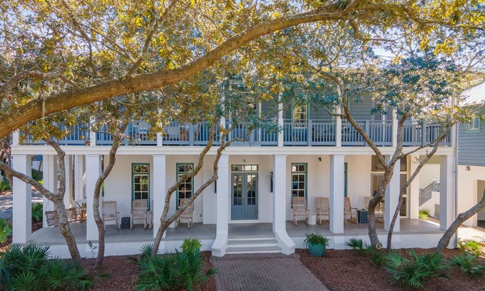 Rosemary Beach House | Rosemary Beach House + Carriage South of 30A 2 Min to the Beach, Pool + Town Sq.