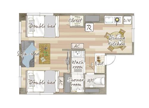 Higashiueno Apartment | rot東上野3丁目501
