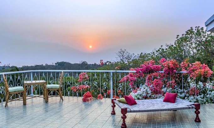 Murud Villa | SaffronStays Sunglade, Kashid - ocean-view villa near Kashid Beach