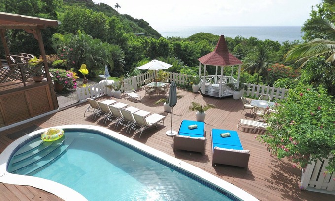 Cap Estate House | Sea view, fully staffed villa for Families & Retreats, groups of 12 - 20 guests