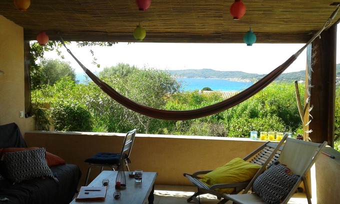 Cargese Villa | sea view house 10 minutes walk from the beach Pero in a quiet residence