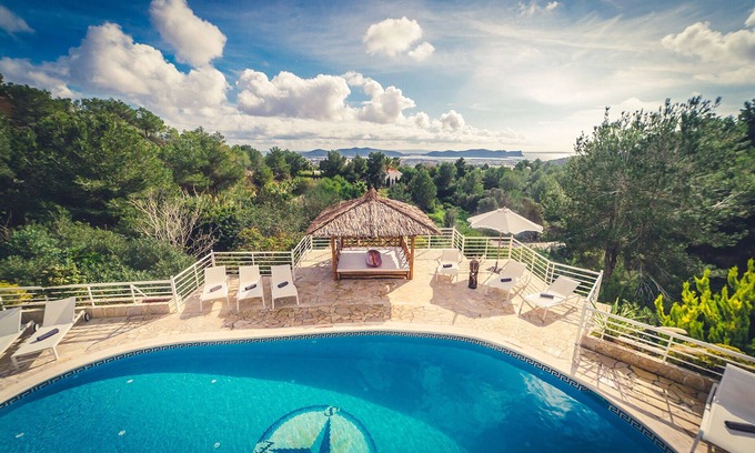 Sant Jordi de Ses Salines Villa | Sea-view Villa Top Location at Km4 5 min. to Bossa & Ibiza town