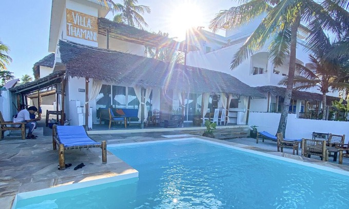 Pwani Mchangani Villa | Seafront villa and private pool
