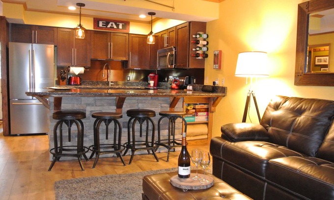 Brian Head Condo | SKI-IN SKI-OUT Navajo Mountainside Family Escape only 500 feet down to the lift!