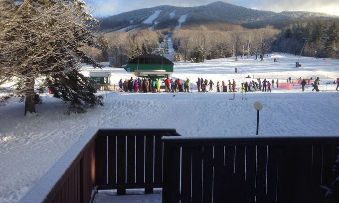 East Burke Condo | Ski In Ski Out Spacious Family Condo Steps From Lift and Base Lodge