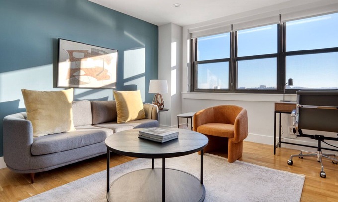 Telegraph Hill Apartment | Sleek South Boston 2BR w/ Gym & W/D, nr Carson Beach, by Blueground