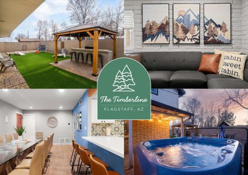 Flagstaff House | Sleeps 18 Hot Tub Pool Table Fire Pit Arcade Game