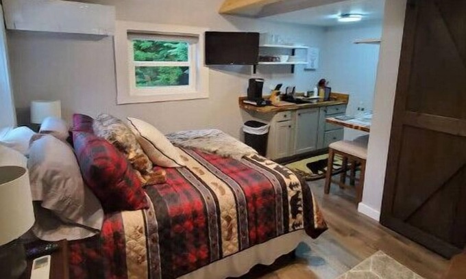 Campton Cabin | Sleepy Hollow Cabin 2 Studio, sleeps 2, queen bed