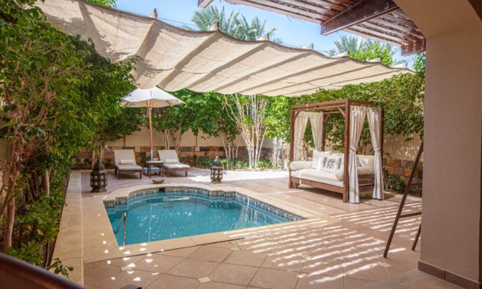 Makadi Bay Hotel | Soothing Spa Escape Steps from Makadi Beach | Luxurious Room with Outdoor Pool