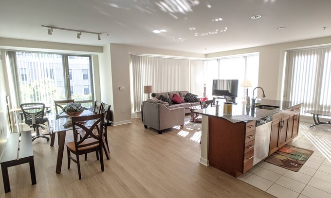 West End Apartment | Spacious 2 Bed/Bath Apt Nearby MGH,MIT,Harvard, Washer/Dryer in suite, Modern Bd