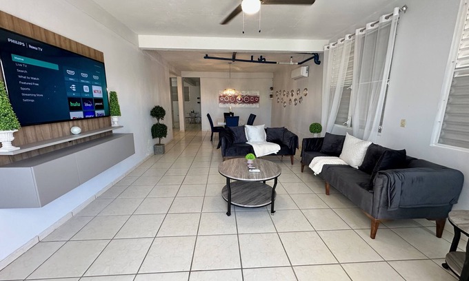 Cabo Rojo Apartment | Spacious 3 bdr/2 bath apartment near Buye and La Mela, full A/C, WiFi, sleeps 8