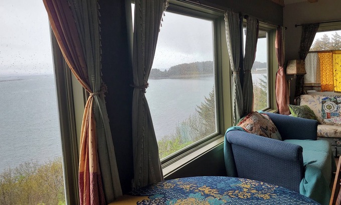 Chiniak House | Spacious and artfully decorated home with views, 35 miles from Kodiak City.