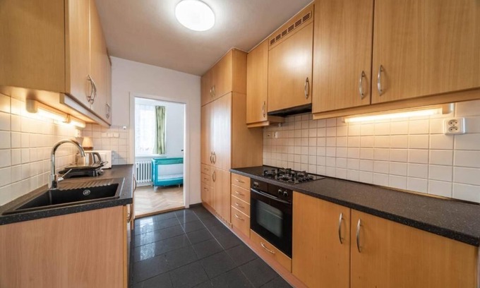 Prague 4 Apartment | Spacious apartment for a family in the center! Own kitchen and bathroom!n