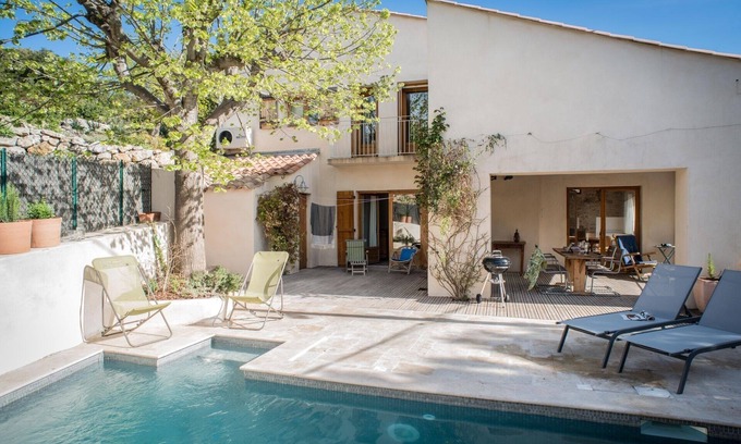 Saint-Chinian House | Spacious authentique house with a pool, which can be heated and lovely views