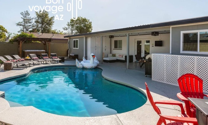 Peaceful Valley House | Spacious home w/heated pool, hot tub & fire pit