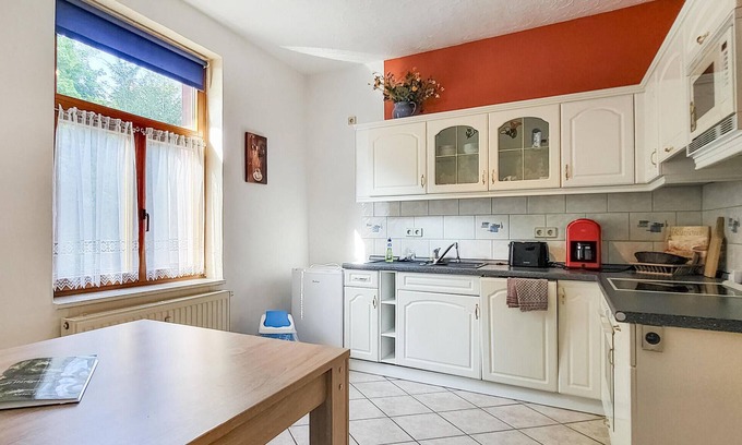 Harzgerode Apartment | Spend an unforgettable vacation in this inviting vacation home overlooking the park.