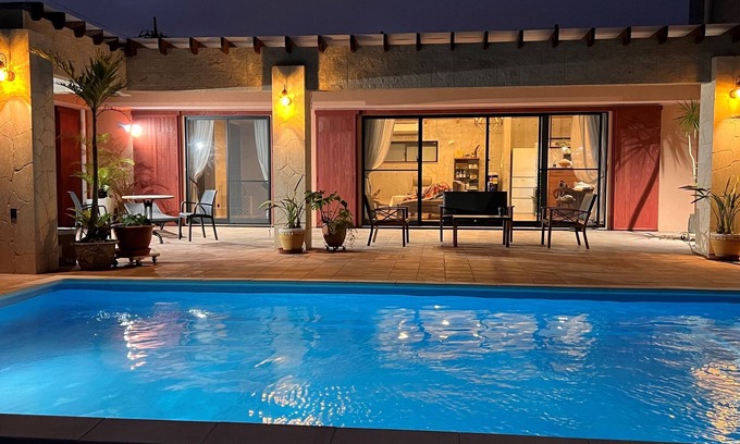 Shiraho Villa | Standard from 2 nights with full-day car rental TOYOTA VOXY 8 Passenger Pool Villa for rent