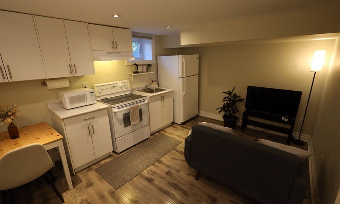 Woodbine Heights Apartment | Steps from Woodbine Station! Private apartment just off the Danforth