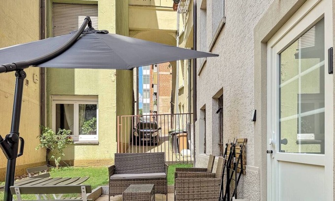 Weinsteige Apartment | Stgt Gartenwohnung mit Patio – 4 Pers.