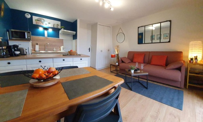 Stella-Plage Apartment | Studio 1 - 4 pers à 300m de la plage avec vue mer