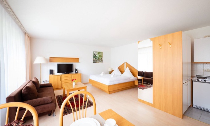 Bad Saeckingen Apartment | Studio Apartment 'Ferienwohnung, 35qm' with Balcony and Wi-Fi