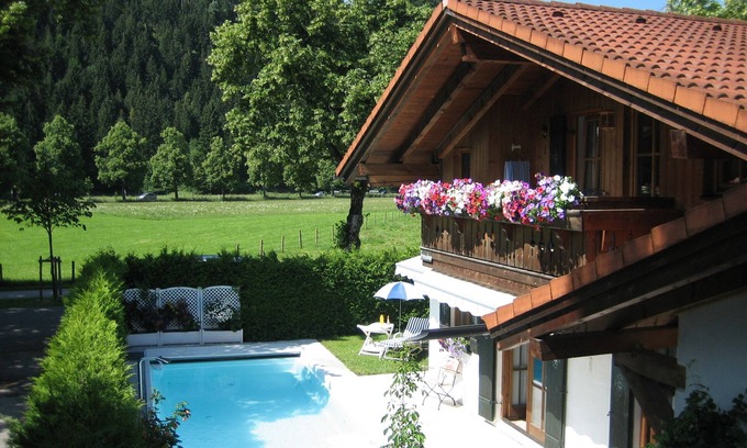 Schwangau Apartment | Studio mit Wohn-schlafraum/dusche, WC im Ferienhaus Osterried