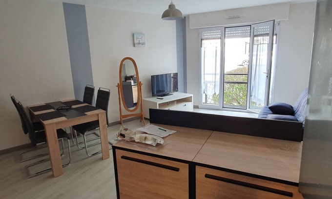 La Roche-sur-Yon Apartment | Studio near city center 2-3 persons