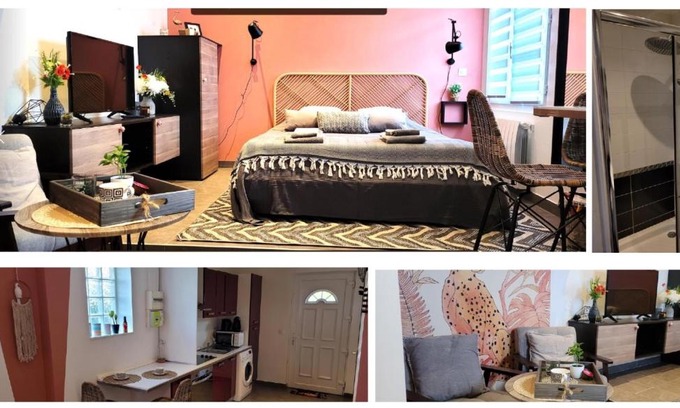 Vemars Apartment | studio Orange - Parc Astérix - Mer de Sable - Villepinte - Aéroport CDG