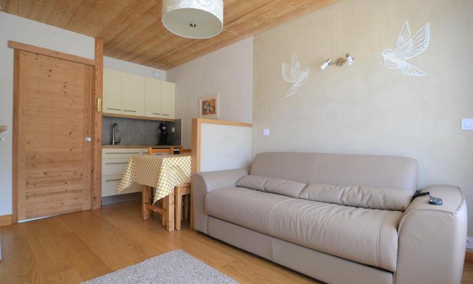 Notre-Dame-de-Bellecombe Apartment | Studio rénové proche pistes avec parking privatif - FR-1-505-146