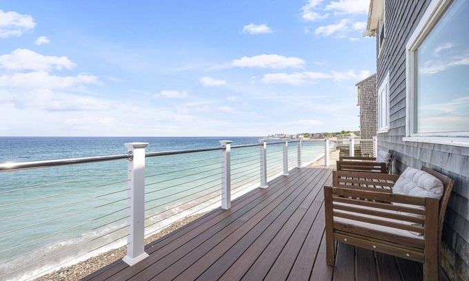 Scituate House | Stunning and Stilted - Luxury Oceanfront Escape with Deck, Direct Beach Access, Minutes to Downtown!
