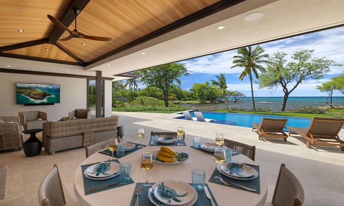 Puako House | Stunning Puako Bay Hideaway - 4 bedrooms, 4.5 bathrooms, Sleeps 11