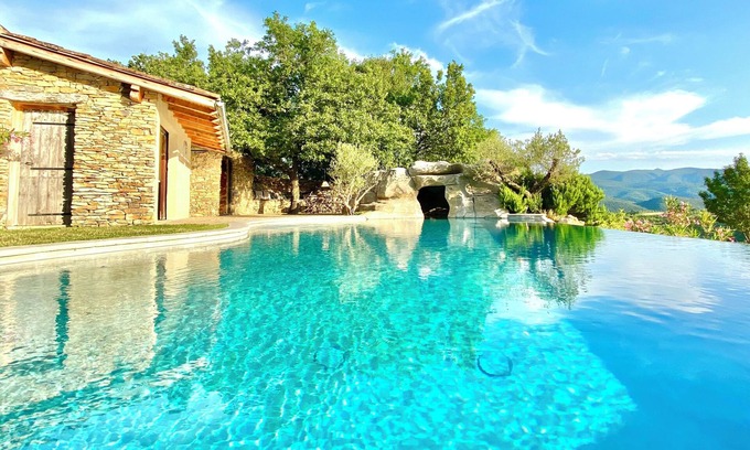 Bedarieux House | Stunning self catering, private home with panoramic views. South of France.