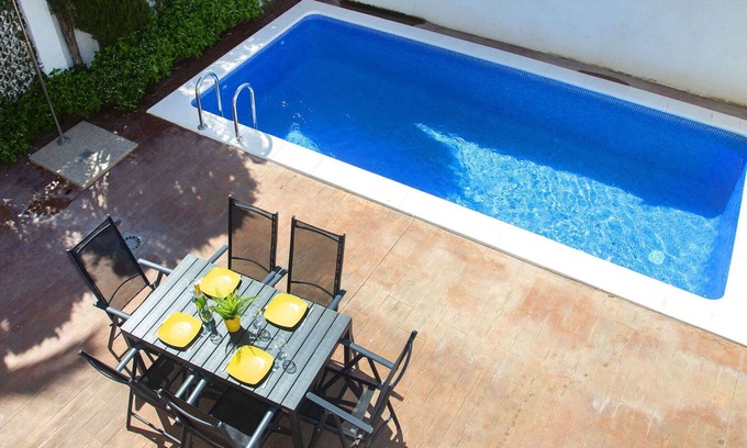 San Juan de Alicante House | Stunning villa for 10 guests with WIFI, private pool, A/C, TV and terrace
