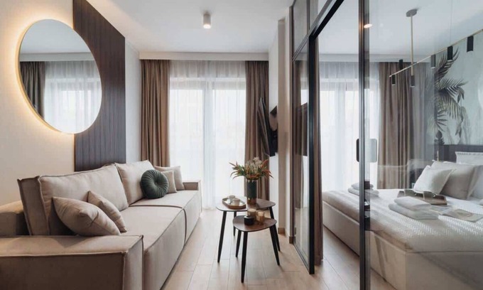 Piasek Połnoc Apartment | Stylish apartment with free SPA access in Krakow