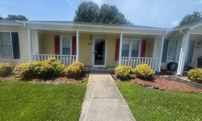 Greensboro House | Stylish Townhome Guest Room with Guest Bath