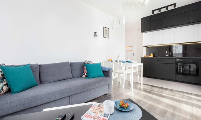 Nowy Port Apartment | Sucha 31 | Gdańsk Apartment | Parking |Remote Work