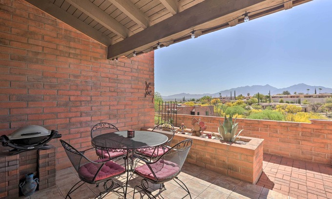 Desert Casitas House | Sun-Soaked AZ Townhome w/Private Patio & Mtn View