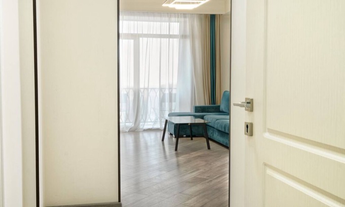 Tsaghkadzor Condo | Sunny 1BR/Balcony/Pool access/Mountain views