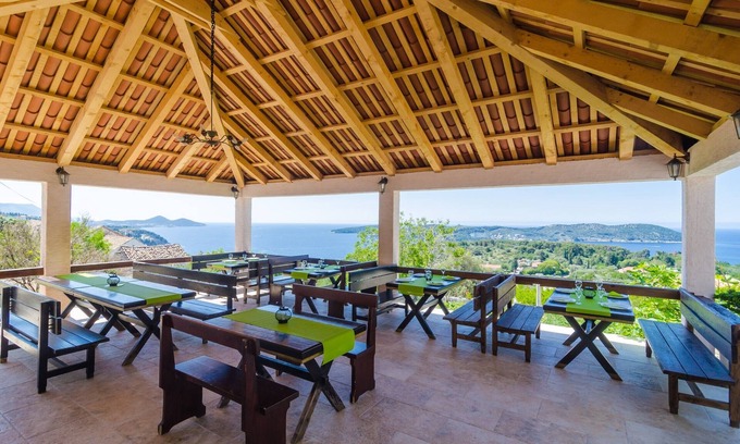 Orasac House | Superior Double Room with Balcony and Sea View (Soba 3)