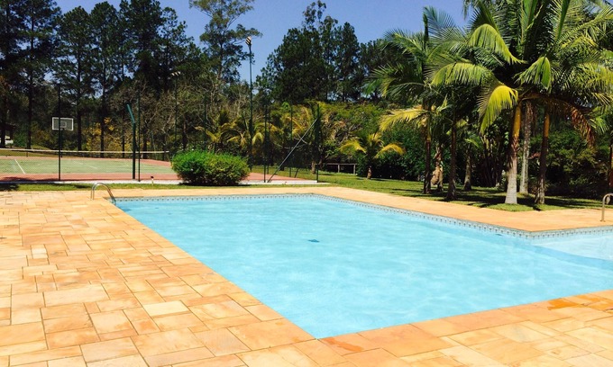 Itatiba Other | Swimming pool, barbecue, tennis court. At max 14 people in 7 rooms of lux