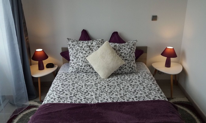 Aubin Apartment | T2 35m ² on the ground floor with private courtyard 5 minutes from the thermal baths. 3 stars