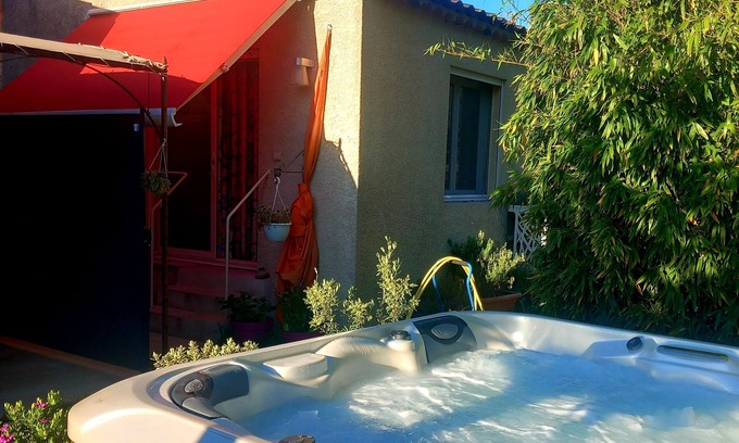 Cabannes Villa | T2 35m2 Indépendant en Campagne Entre Alpilles et Luberon Piscine, Spa, lit 160