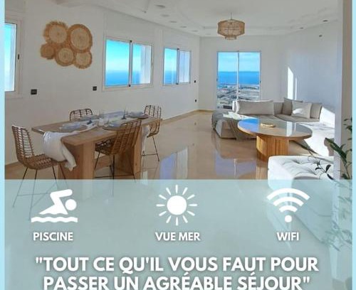 Al Bahraoyine Apartment | Tanger, Vue Mer Panoramique
