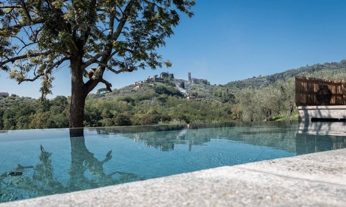 Buggiano Other | Terre di Cocomo Tuscan farmhouse with panoramic infinity pool