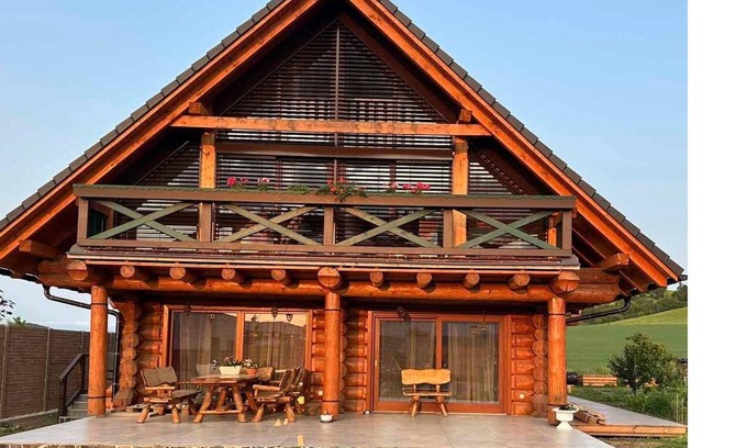 Zavazna Poruba Ski Chalet | The completely newly built Log cabin with an exceptional view the High Tatras